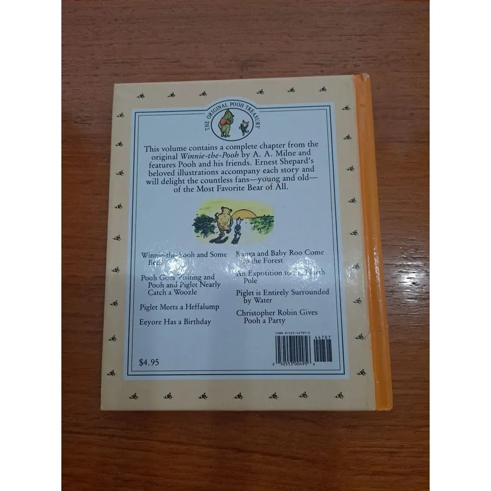 The Original Pooh Treasury Book #2 Pooh Goes Visiting Piglet Catch Woozle Hardco